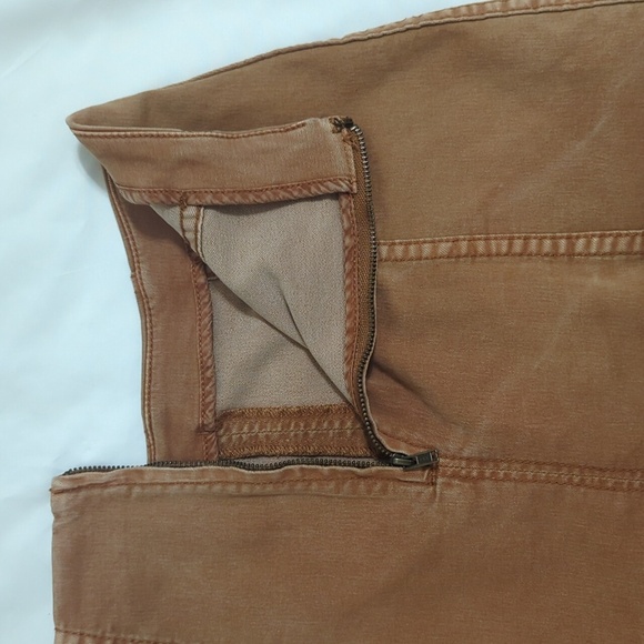 Free People Modern Femme Mini Skirt, Color Tan Size 2 - Picture 12 of 15